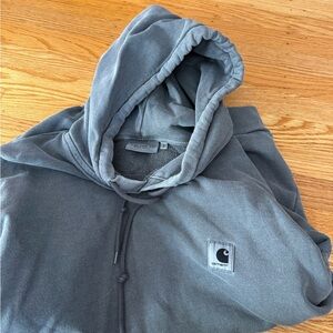 Carhartt Women’s Hooded Sweatshirt - Washed Gray